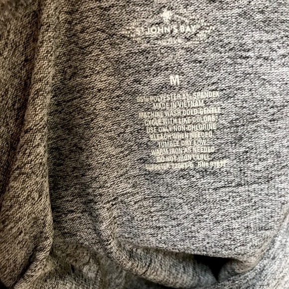 Cowl Neck Knit Heather Grey Sweater Shirt. Size Medium St. Johns Bay. NW… - Picture 9 of 10